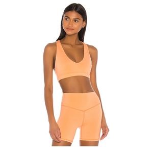 Revolve Lovewave Jackson Bra & Jenner Short in Cantaloupe